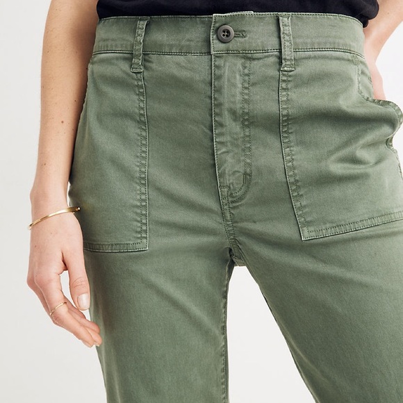 madewell stovepipe fatigue pants